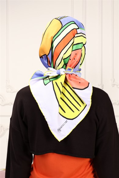 Nemesis Twill Scarf Purple