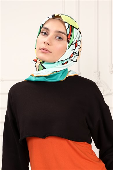 Nemesis Twill Scarf Green