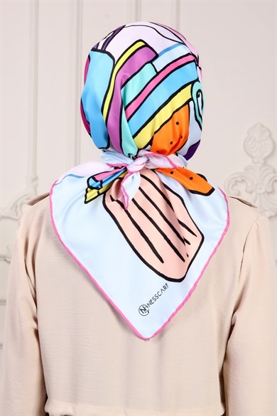 Nemesis Twill Scarf Pink