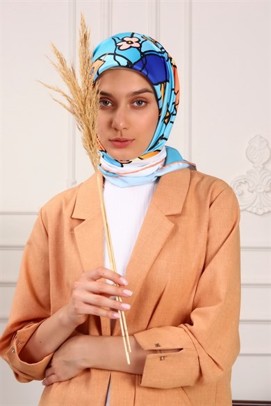 Nemesis Twill Scarf Turquiose