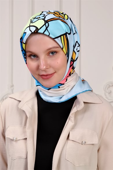 Nemesis Twill Scarf Blue