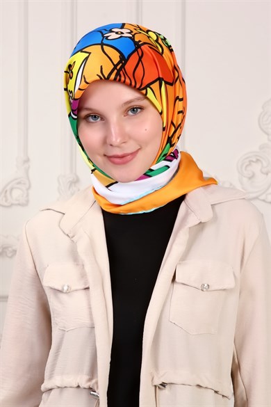 Nemesis Twill Scarf Orange