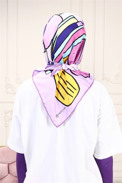 Nemesis Twill Scarf Lilac