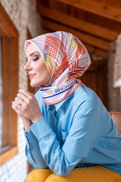 Nes Twill Scarf Powder