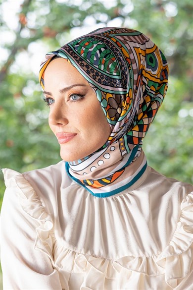 Nevina Twill Scarf Mink