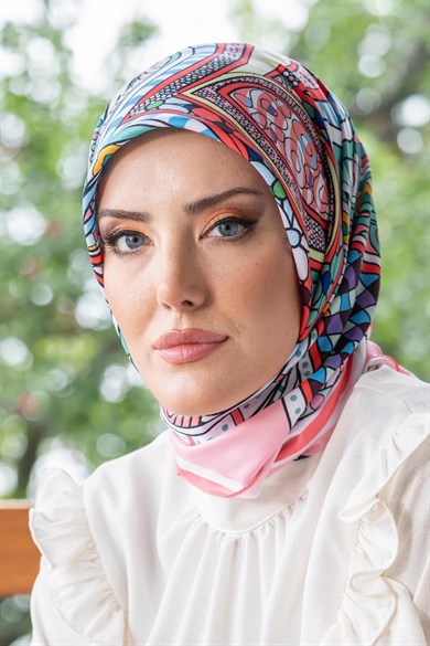 Nevina Twill Scarf Powder