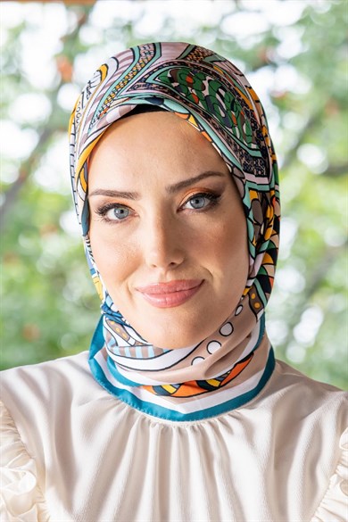 Nevina Twill Scarf Mink