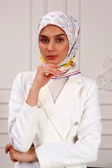 Nicci Twill Scarf Yellow