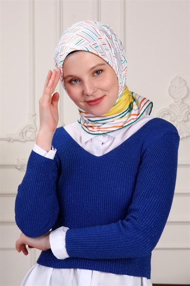 Nicci Twill Scarf Yellow