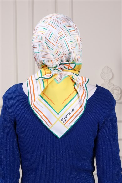 Nicci Twill Scarf Yellow