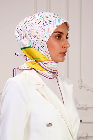 Nicci Twill Scarf Yellow