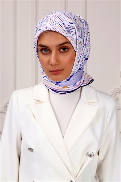 Nicci Twill Scarf Lilac