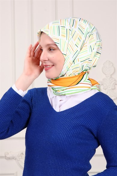 Nicci Twill Scarf Orange