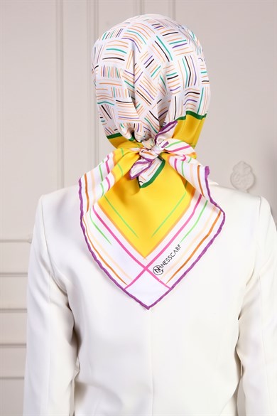 Nicci Twill Scarf Yellow