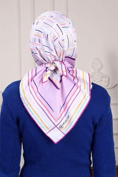 Nicci Twill Scarf Pink