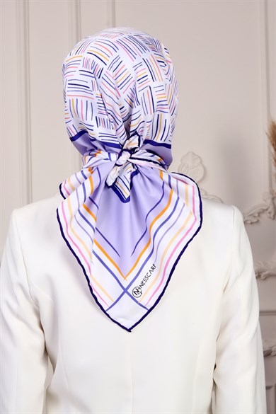 Nicci Twill Scarf Lilac