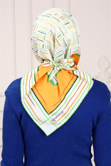 Nicci Twill Scarf Orange