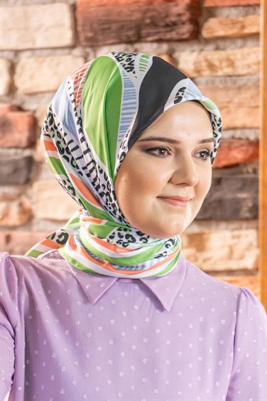 Nidale Twill Scarf Green