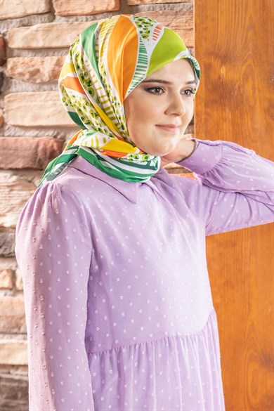 Nidale Twill Scarf Green