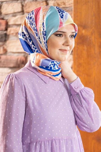 Nidale Twill Scarf Orange