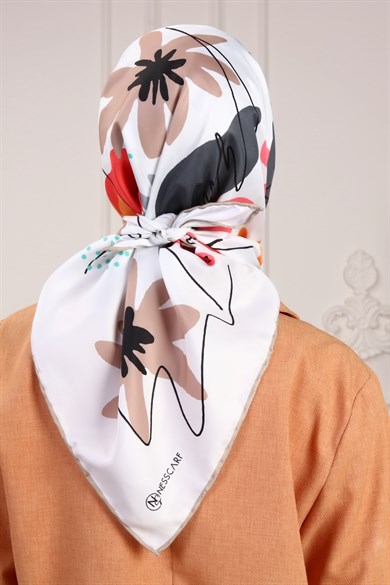 Olivia Twill Scarf Mink