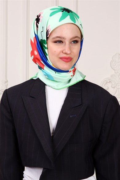 Olivia Twill Scarf Green