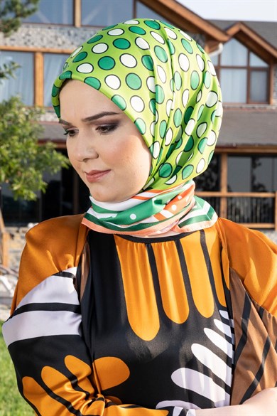 Oriana Twill Scarf Orange