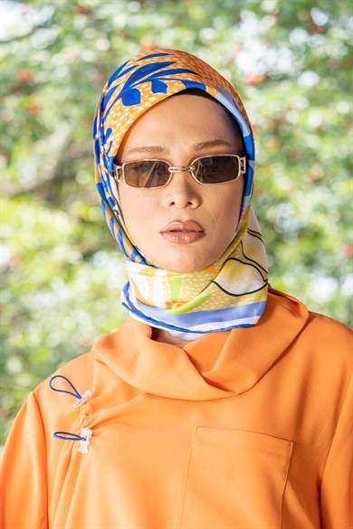 Planty Twill Scarf Sax