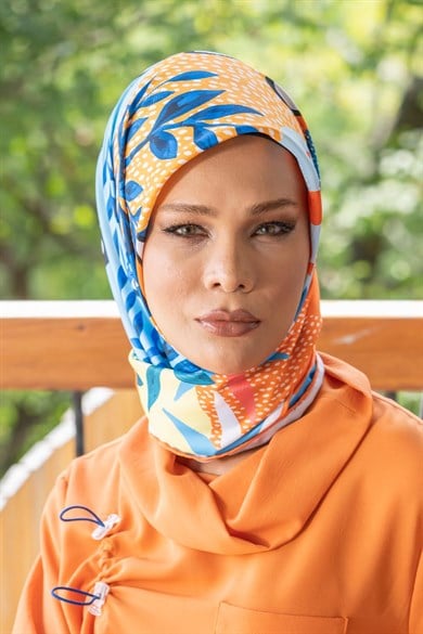 Planty Twill Scarf Orange