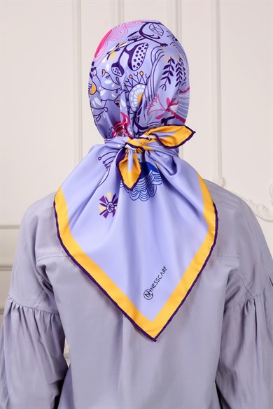 Revel Twill Scarf Purple