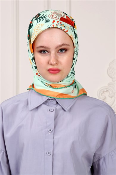 Revel Twill Scarf Green