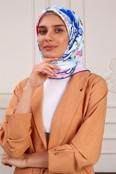 Revel Twill Scarf Turquiose