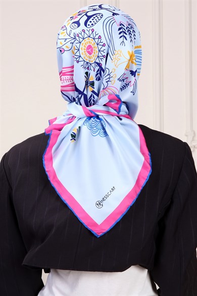 Revel Twill Scarf Blue