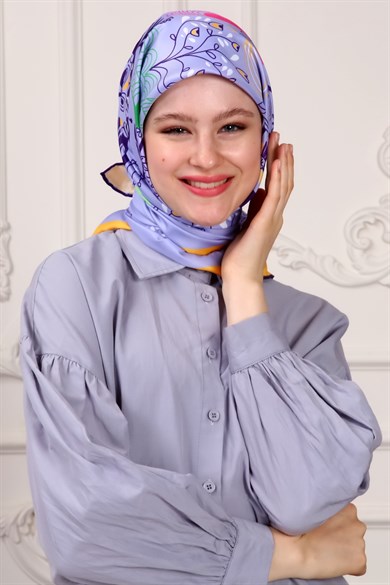 Revel Twill Scarf Purple