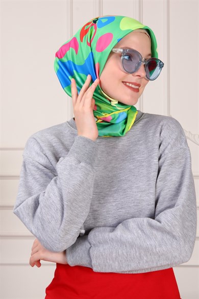 Rita Twill Scarf Green