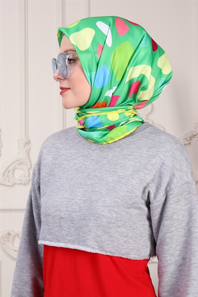 Rita Twill Scarf Green