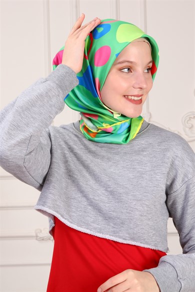 Rita Twill Scarf Green