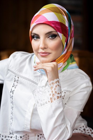 Tina Twill Scarf Powder