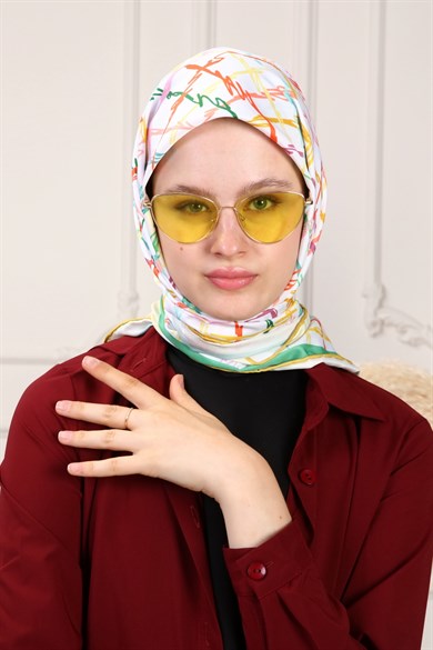 Tristia Twill Scarf Yellow