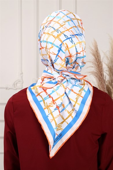 Tristia Twill Scarf Orange