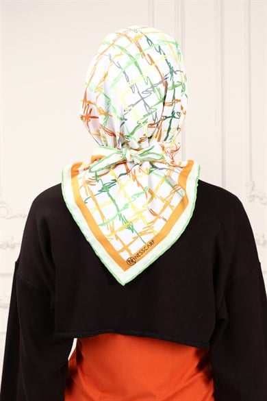 Tristia Twill Scarf Green