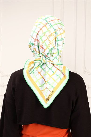 Tristia Twill Scarf Green