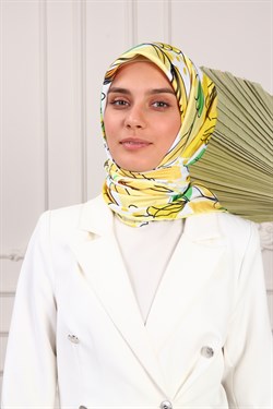 Viola Twill Scarf Yellow