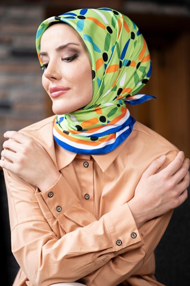 Vivi Twill Scarf Green