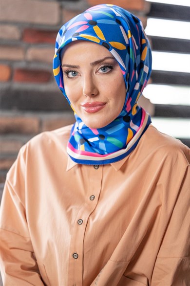 Vivi Twill Scarf Blue