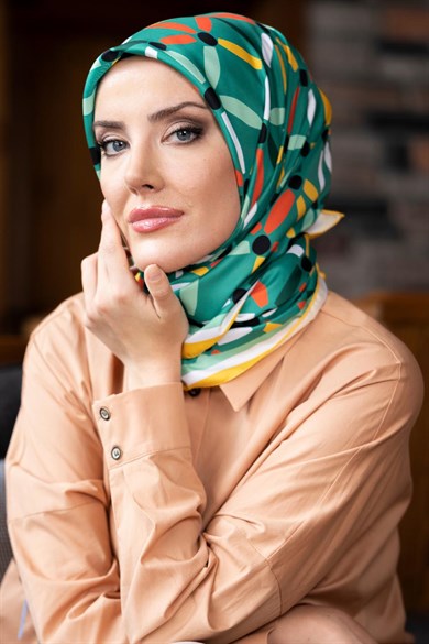 Vivi Twill Scarf Petrol