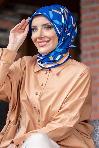 Vivi Twill Scarf Sax