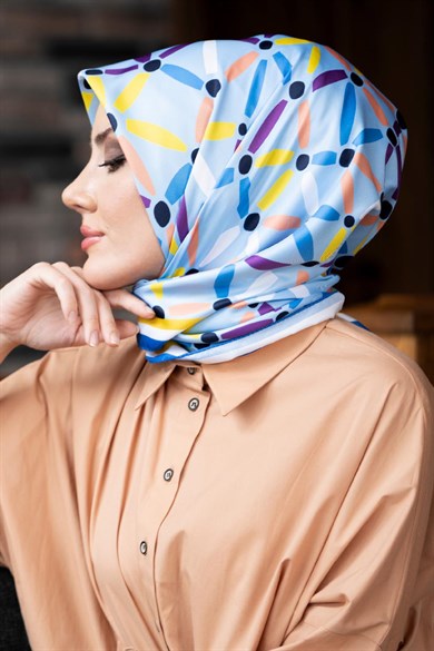 Vivi Twill Scarf Indigo