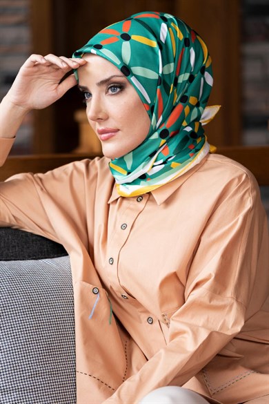 Vivi Twill Scarf Petrol