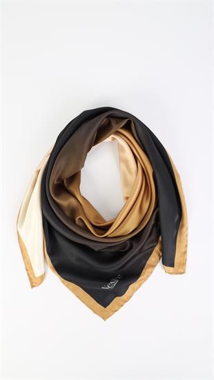 Nessce Degrade Hardal-Siyah Eşarp